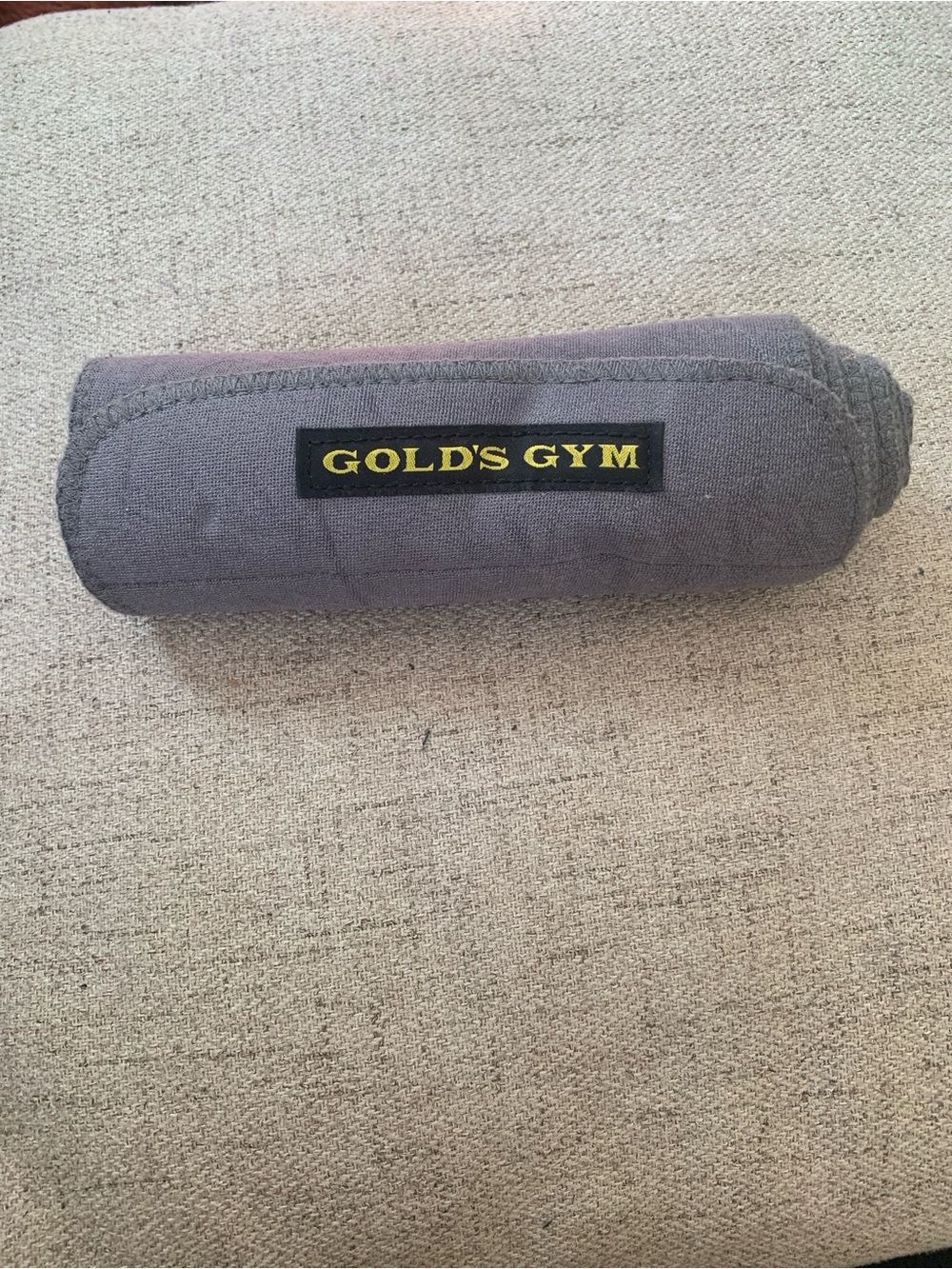 Gold's Gym Adjustable Gray Neoprene Waist Trimmer Belt Abdominal Slim Wrap